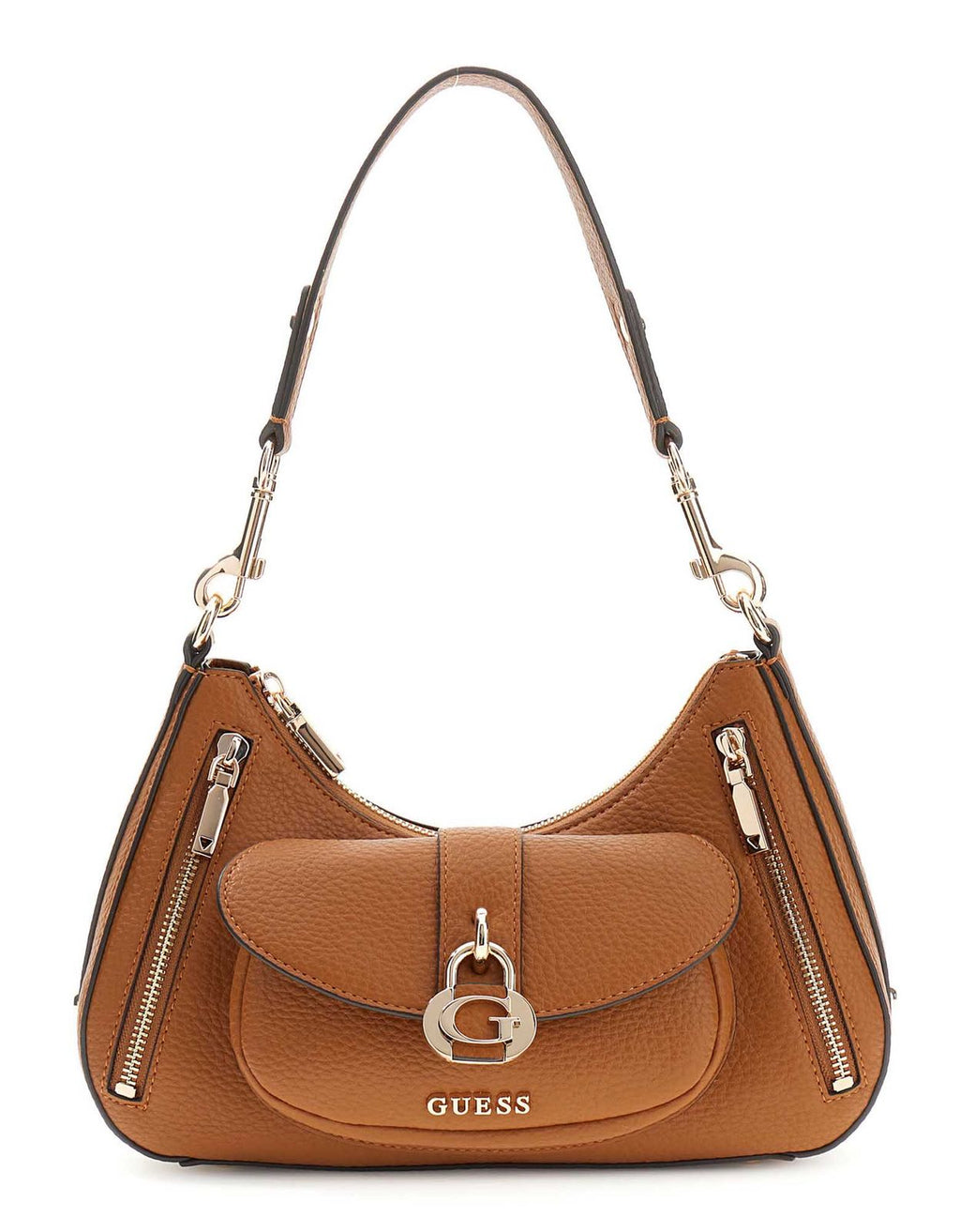 Caramel - GUESS Sac à bandoulière Jessa Shoulder Bag