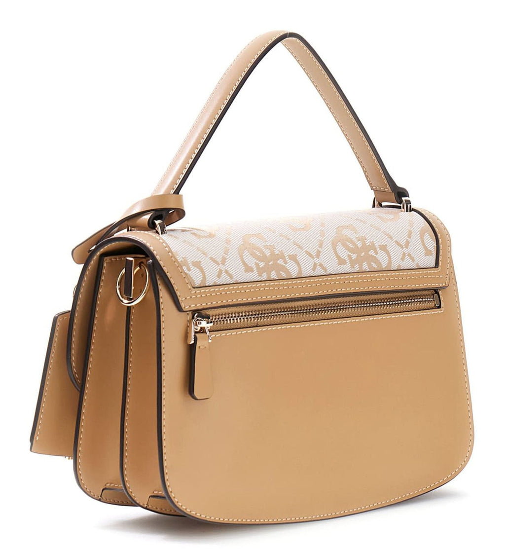 Beige - GUESS Sac bandoulière Audrey Logo Convertible