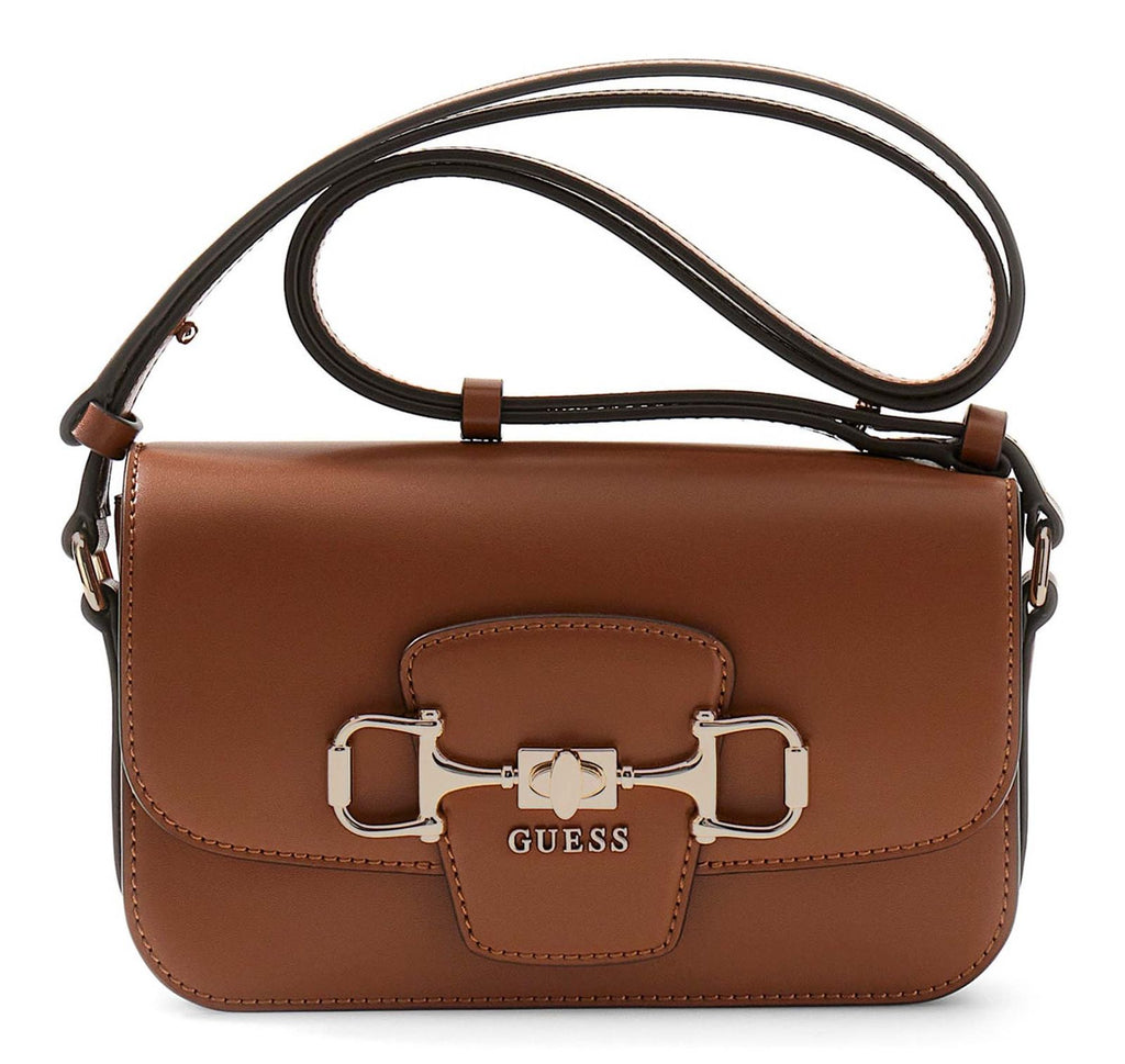 Marron - GUESS Sac à bandoulière Janie Convertible Xbody