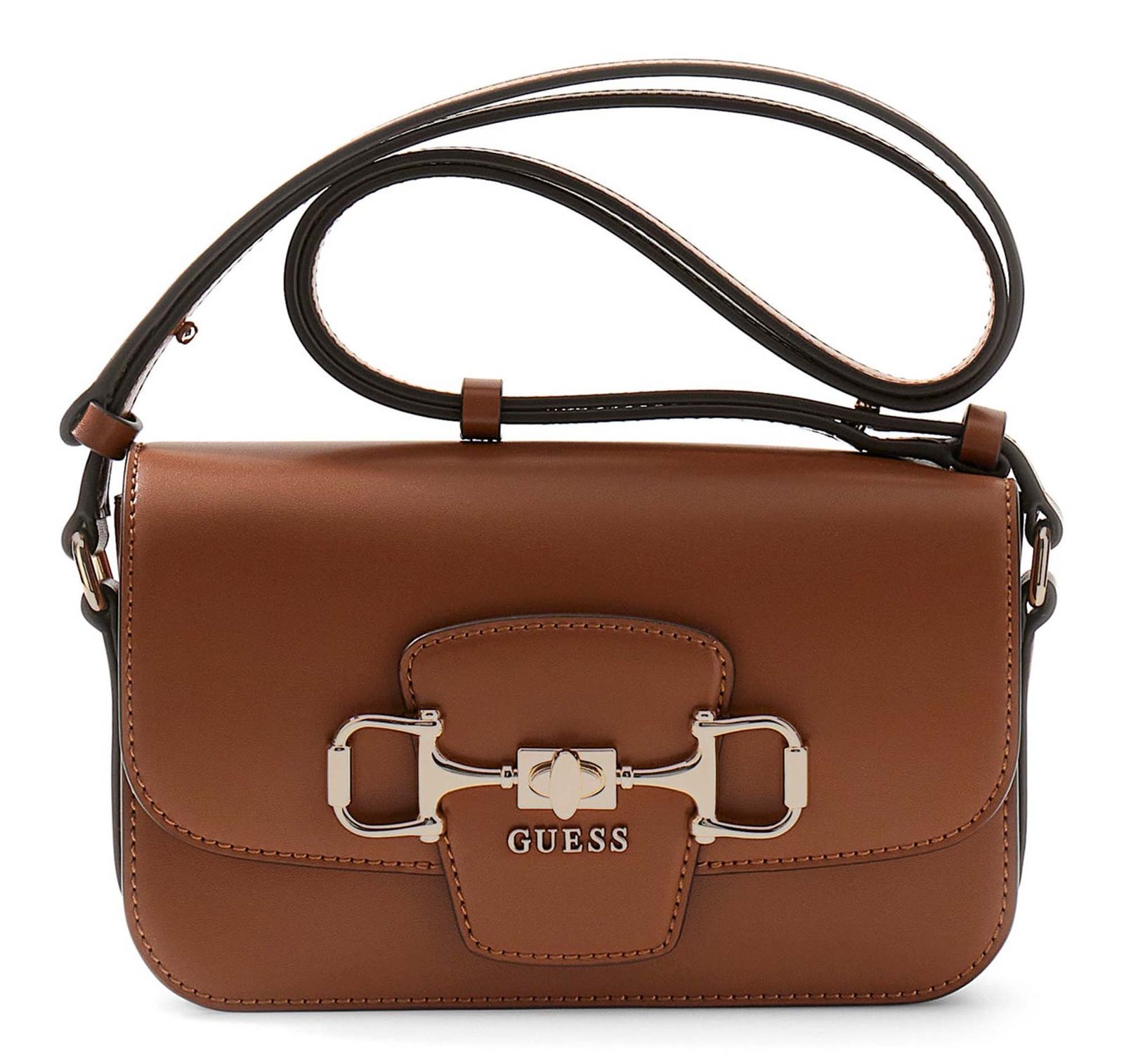 Marron - GUESS Sac à bandoulière Janie Convertible Xbody