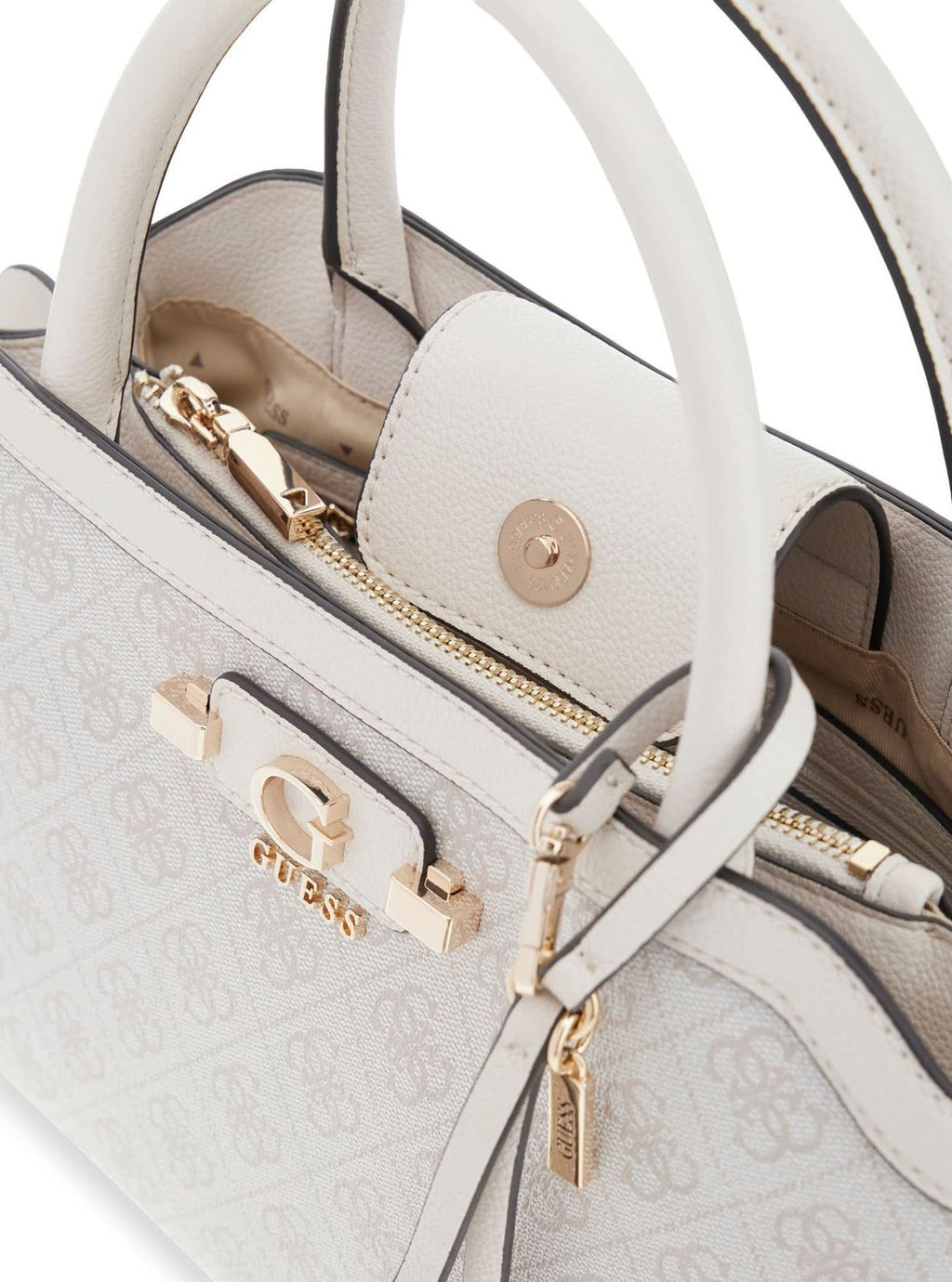 Beige - GUESS Sac à bandoulière Lindsey Girlfriend Satchel