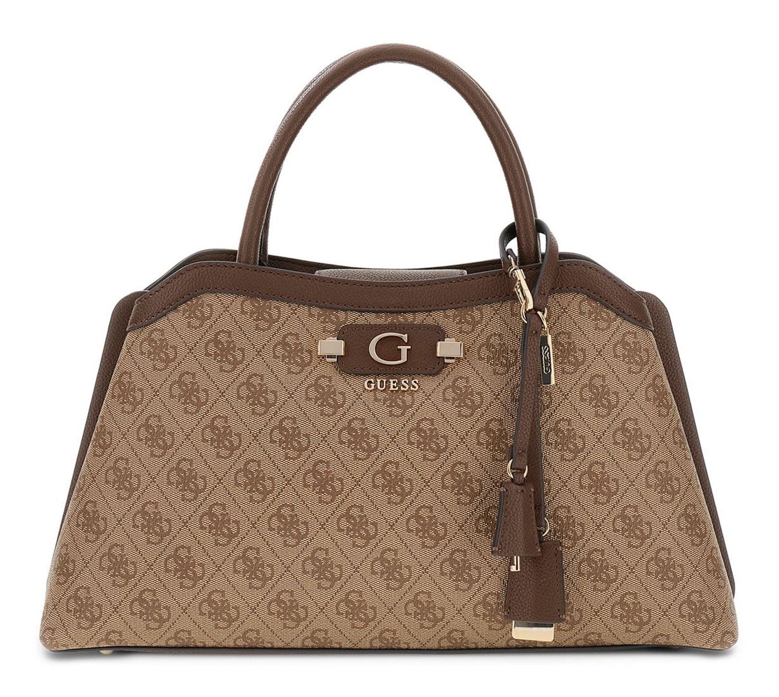 Latte - GUESS Sac à bandoulière Lindsey Girlfriend Satchel
