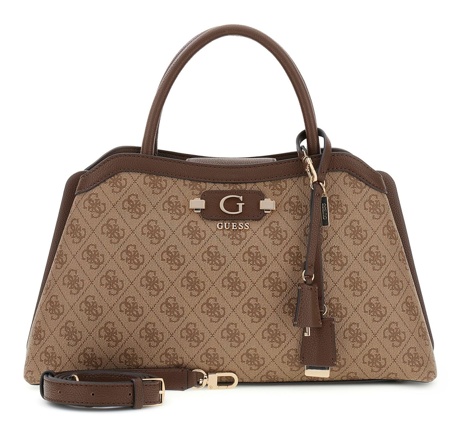 Latte - GUESS Sac à bandoulière Lindsey Girlfriend Satchel
