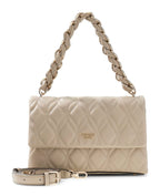 Taupe - GUESS Sac bandoulière Maxine Flap Crossbody