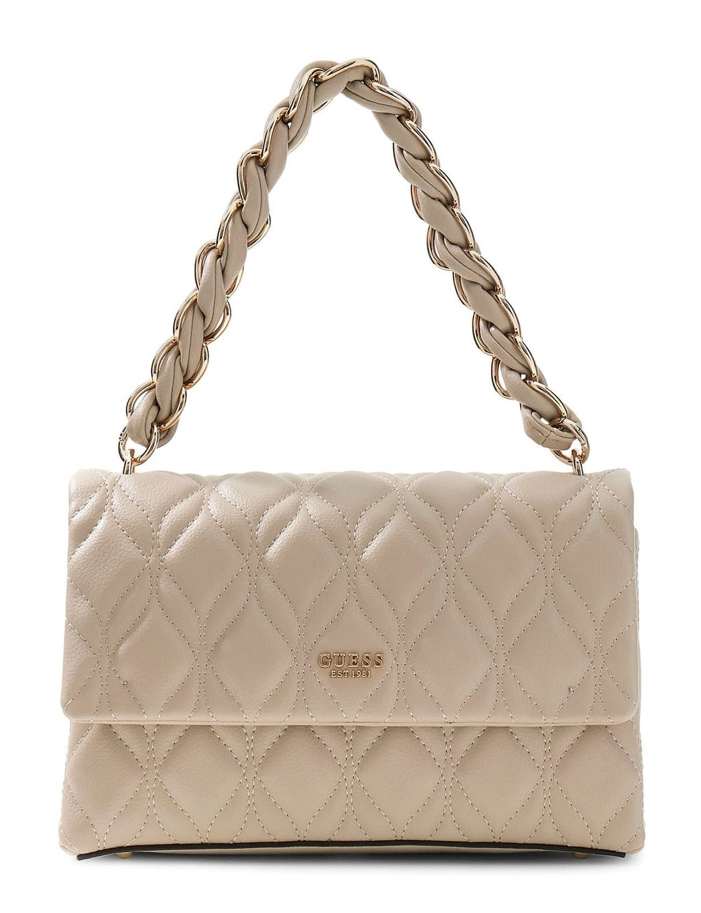 Taupe - GUESS Sac bandoulière Maxine Flap Crossbody