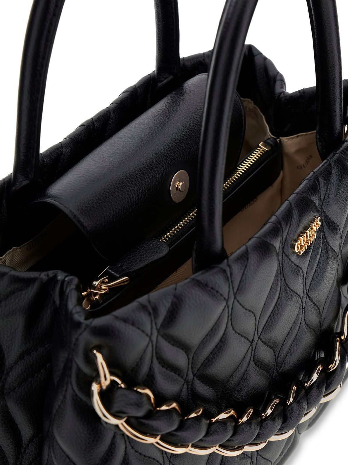 Noir - GUESS Sac bandoulière Maxine Girlfriend Satchel