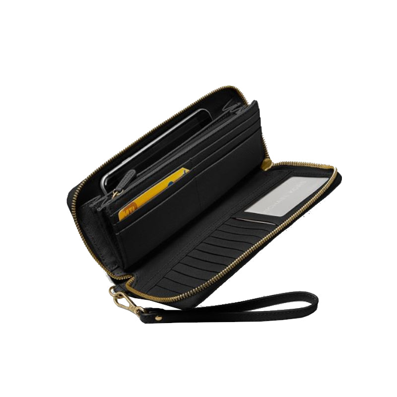 MICHAEL KORS Grand portefeuille en cuir Jet Set Travel
