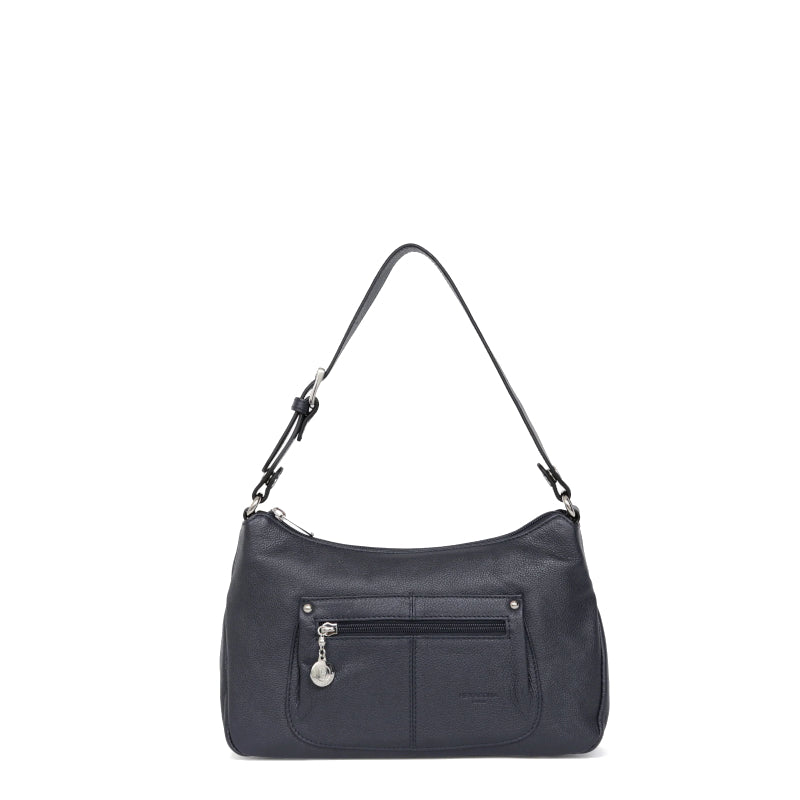 HEXAGONA Besace cuir de vachette grainé