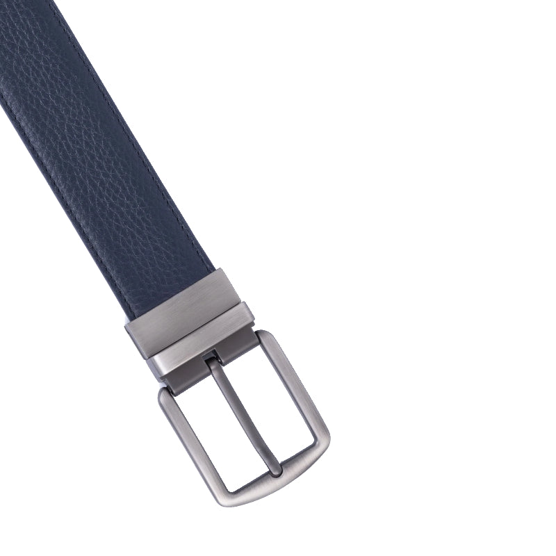 HEXAGONA Ceinture -Cui r de vachet te foulonné