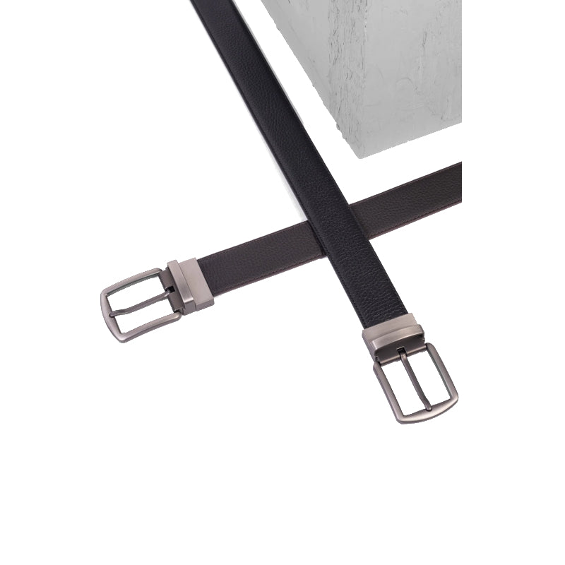 HEXAGONA Ceinture -Cui r de vachet te foulonné