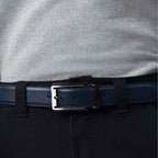 HEXAGONA Ceinture ajustable - Cuir de vachette grainé