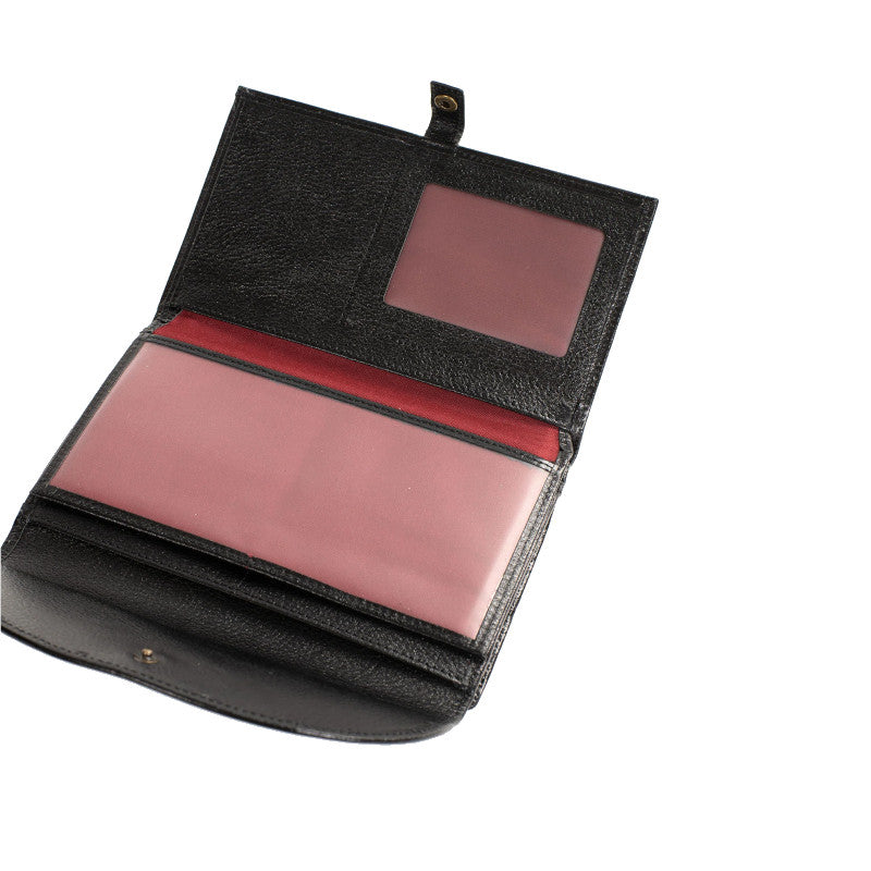 HEXAGONA Compagnon de voyage - 2 volets - Stop RFID - Cuir