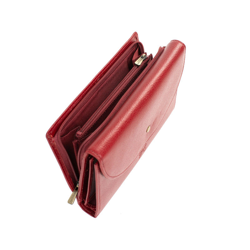 HEXAGONA Compagnon de voyage - 2 volets - Stop RFID - Cuir
