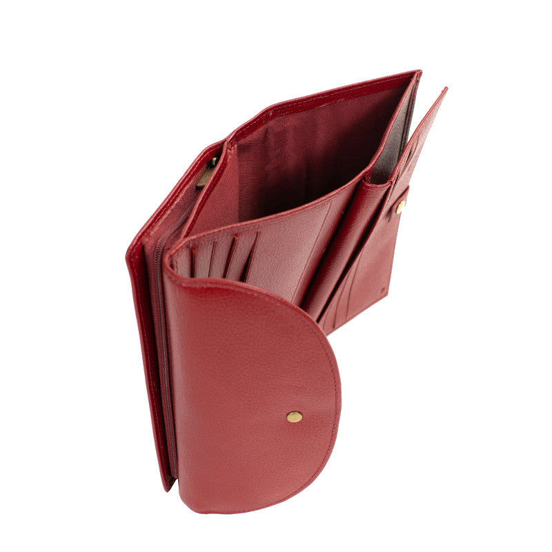 HEXAGONA Compagnon de voyage - 2 volets - Stop RFID - Cuir