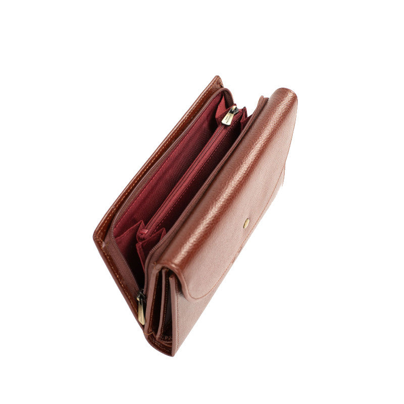 HEXAGONA Compagnon de voyage - 2 volets - Stop RFID - Cuir
