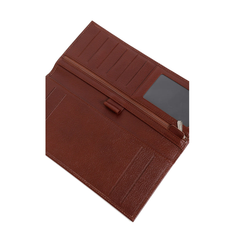 HEXAGONA Compagnon de voyage - Cuir de vachette végétal col