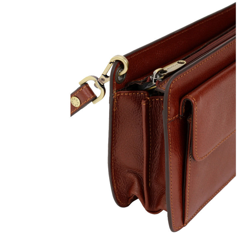 HEXAGONA Pochette dragonne - Cuir