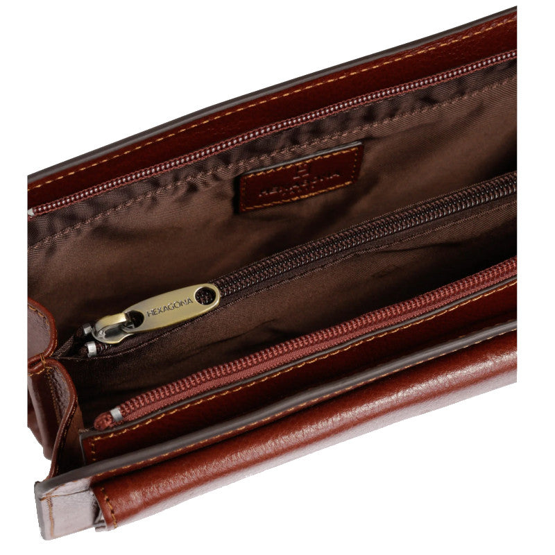 HEXAGONA Pochette dragonne - Cuir