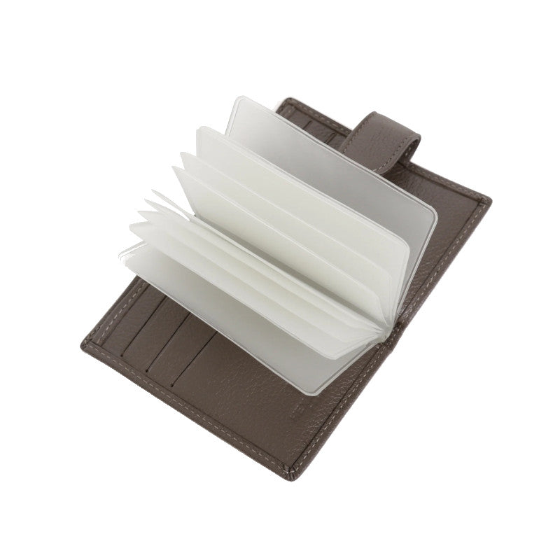 HEXAGONA Porte-cartes - Cuir de vachette grainé