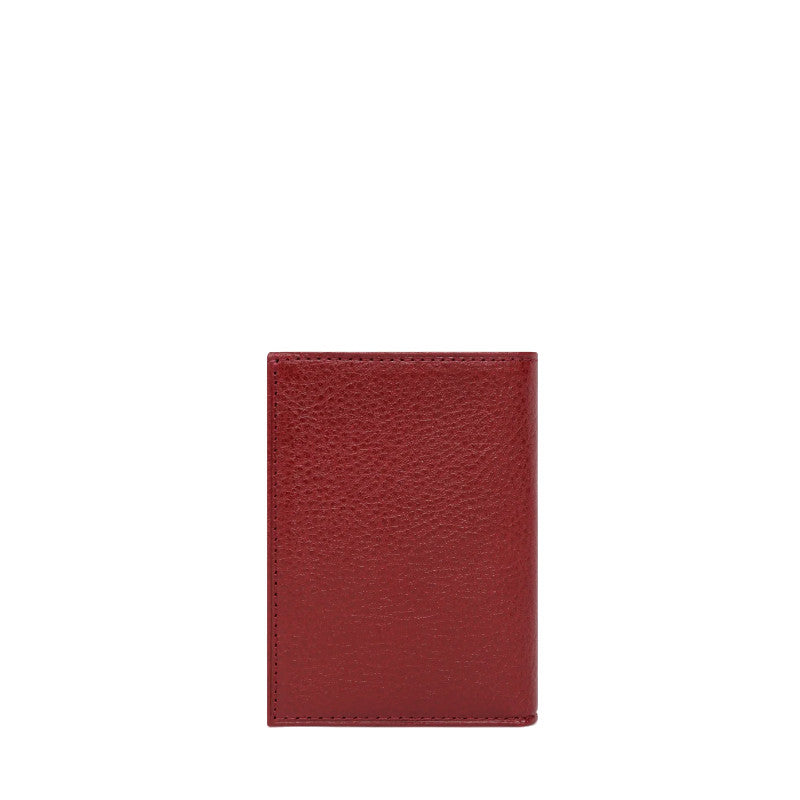 HEXAGONA Porte-cartes -Cuir de vachette végétal collet