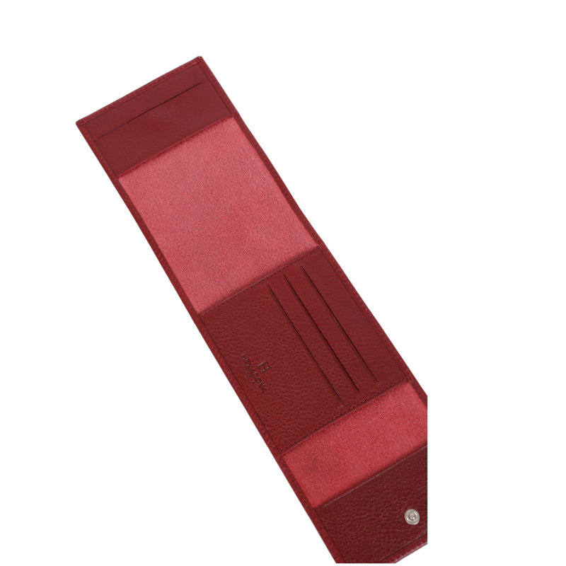 HEXAGONA Porte-chéquier - Cuir de vachette végétal collet