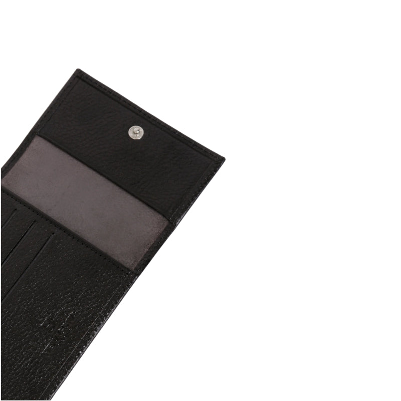 HEXAGONA Porte-chéquier - Cuir de vachette végétal collet