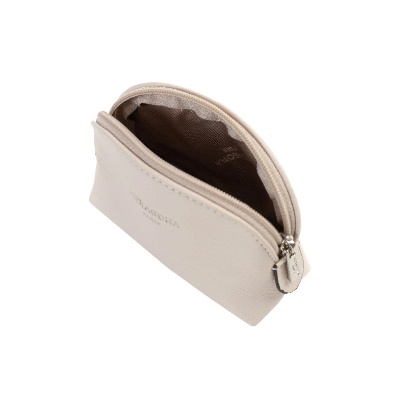 HEXAGONA Porte-monnaie - Cuir de vachette grainé