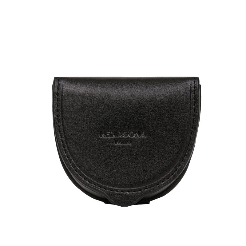 HEXAGONA Porte-monnaie -Cuir de vachette souple