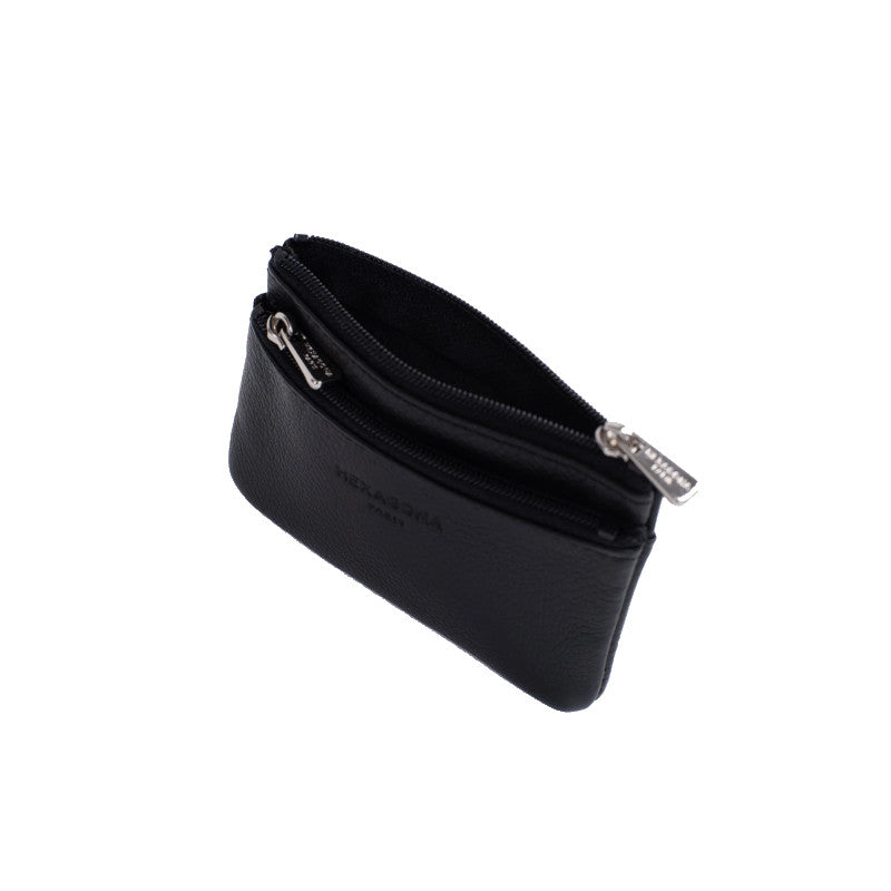 HEXAGONA Porte-monnaie - Stop RFID - Cuir