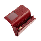 HEXAGONA Portefeuille long - 1 volet - Stop RFID - Cuir