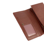HEXAGONA Portefeuille long - 1 volet - Stop RFID - Cuir