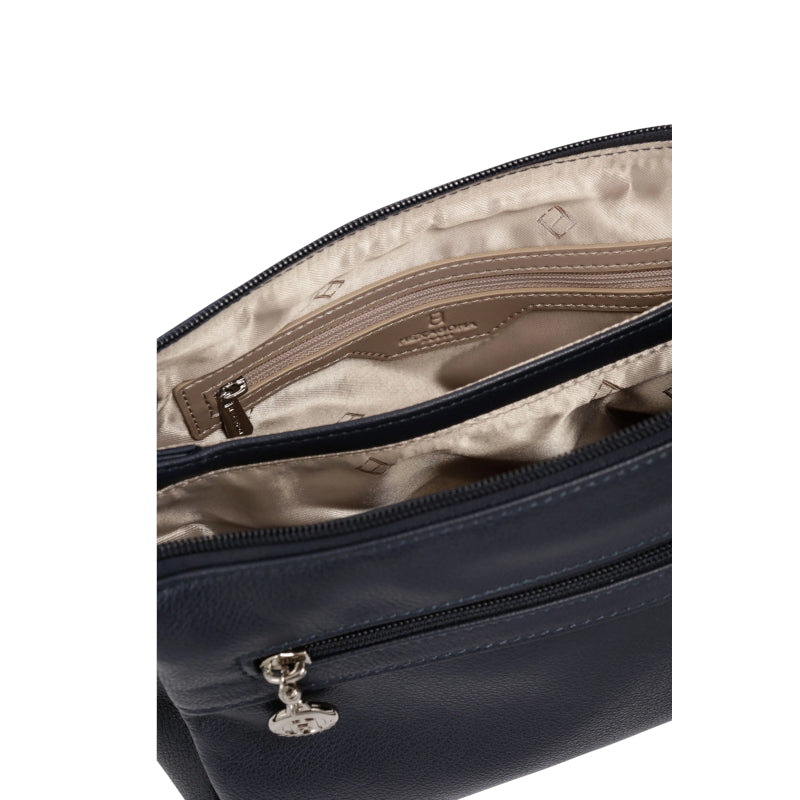HEXAGONA SAC PORTÉ TRAVERS - CUIR DE VACHETTE