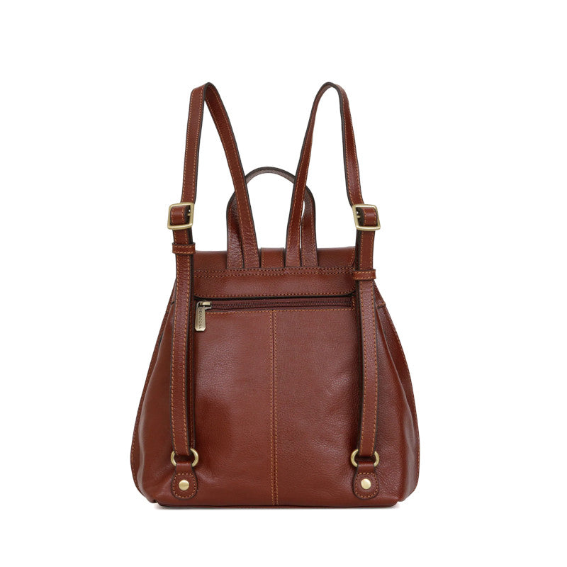 HEXAGONA Sac à dos - Cuir de vachette