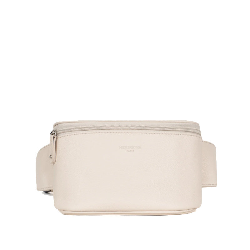 HEXAGONA Sac banane - Cuir de vachette grainé