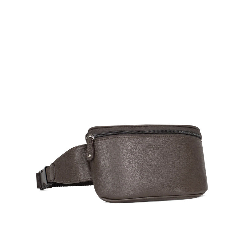 HEXAGONA Sac banane - Cuir de vachette grainé