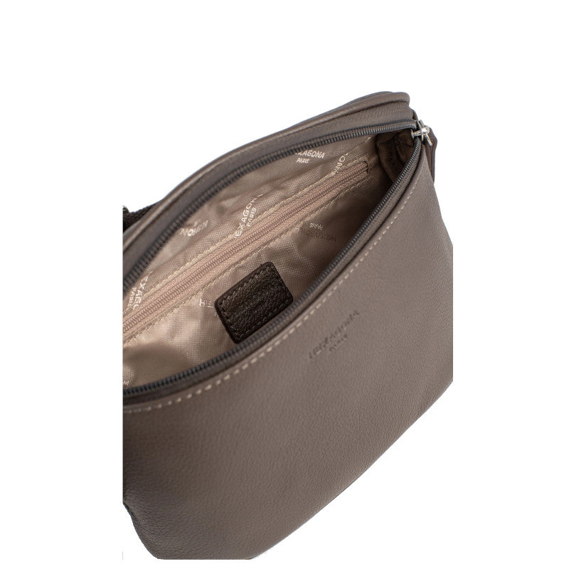 HEXAGONA Sac banane - Cuir de vachette grainé