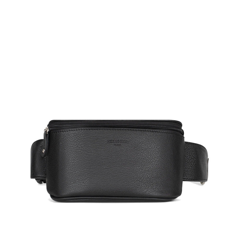 HEXAGONA Sac banane - Cuir de vachette grainé