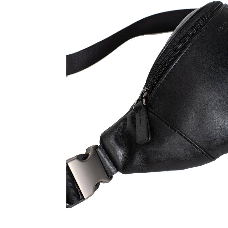 HEXAGONA Sac banane -Cuir de vachette souple