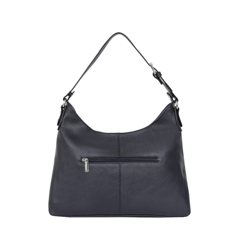 HEXAGONA Sac besace Cuir de vachette grainé