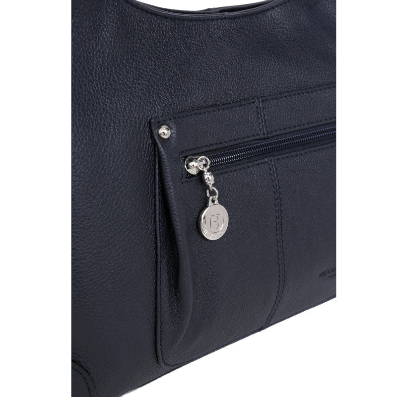 HEXAGONA Sac besace Cuir de vachette grainé
