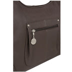 HEXAGONA Sac besace Cuir de vachette grainé