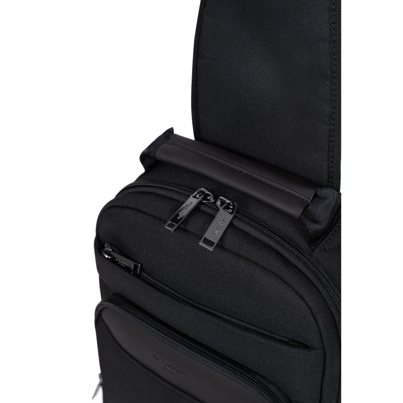 HEXAGONA Sac monobretelle -Nylon garni synthétique mat
