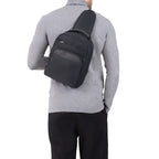 HEXAGONA Sac monobretelle -Nylon garni synthétique mat