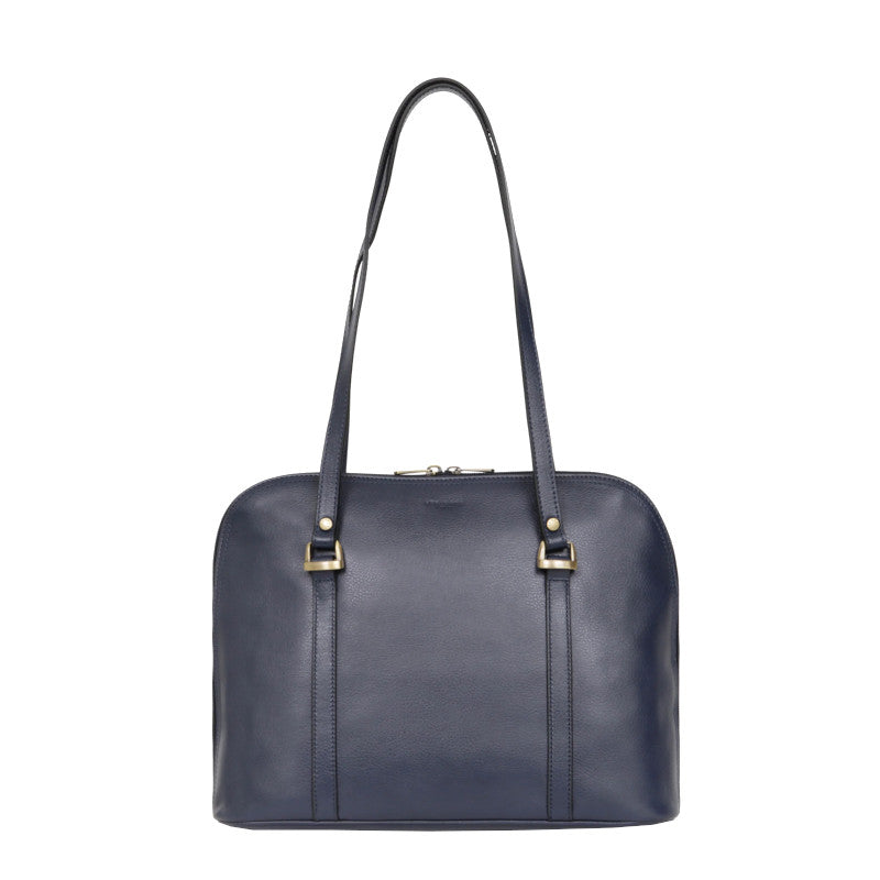 HEXAGONA Sac porté épaule 2 anses - A4 - Cuir
