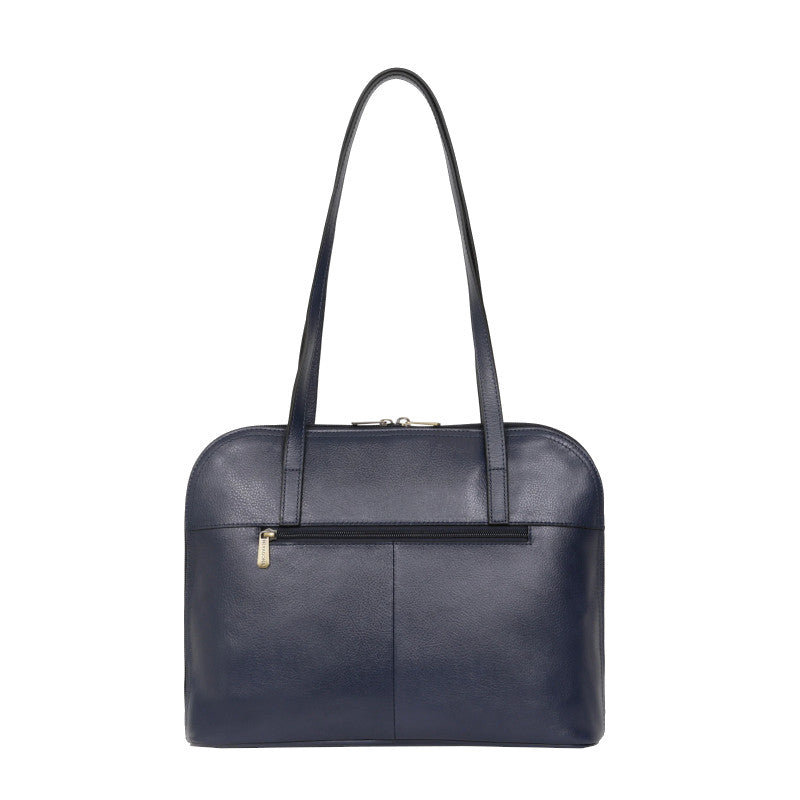 HEXAGONA Sac porté épaule 2 anses - A4 - Cuir