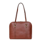 HEXAGONA Sac porté épaule 2 anses - A4 - Cuir