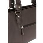 HEXAGONA Sac porté épaule 2 anses - Cuir de vachette grainé