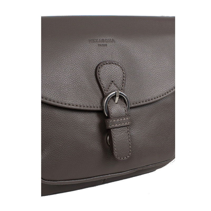 HEXAGONA Sac porté travers - Cuir