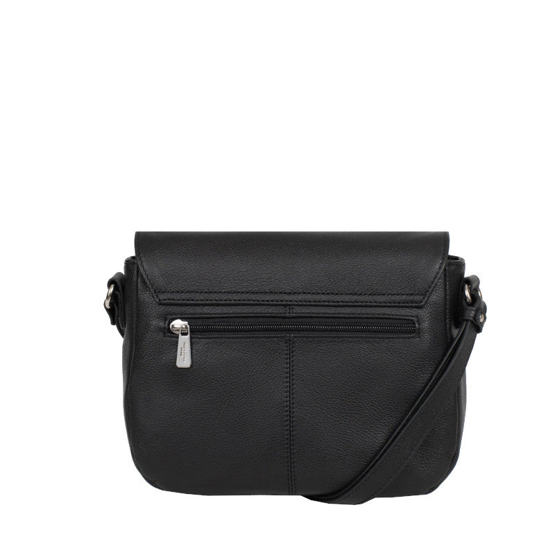HEXAGONA Sac porté travers - Cuir