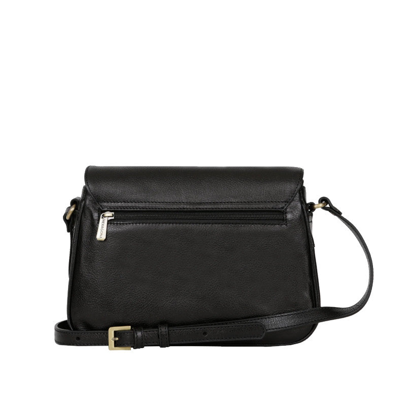 HEXAGONA Sac porté travers - Cuir
